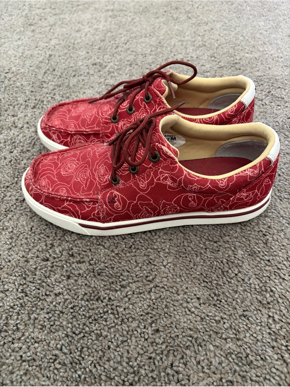 Floral print sneakers